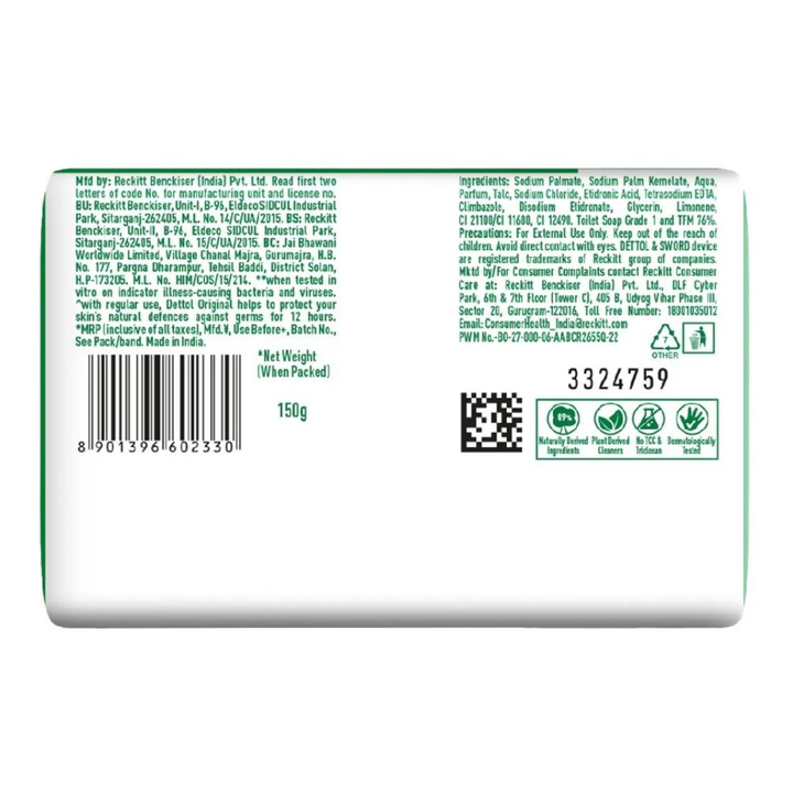 Dettol Original Bathing Soap Bar - 150 g