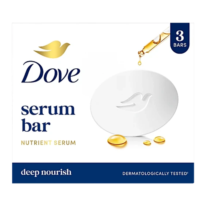 Dove Cream Bar Bathing Soap, 125 g (Pack of 3)