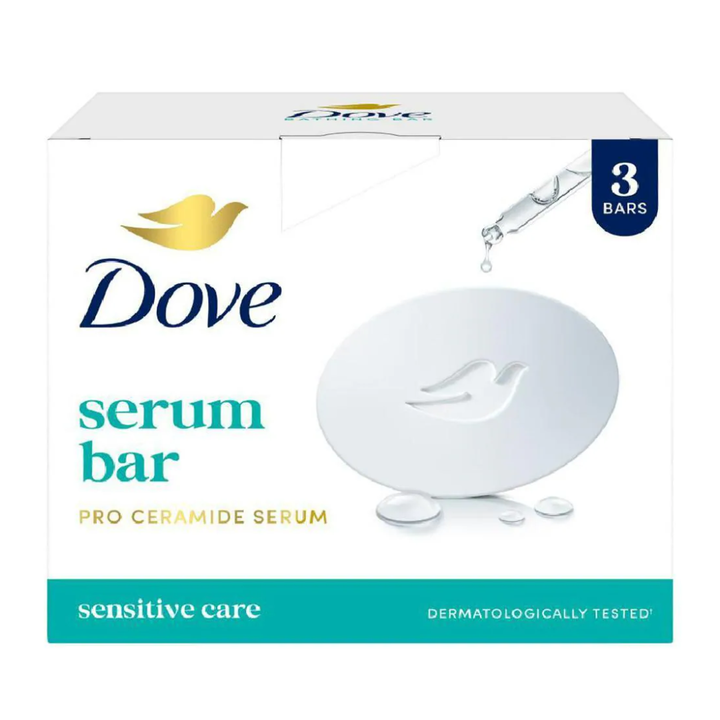 Dove Sensitive Care Bar Soap 125 g (Pack of 3)