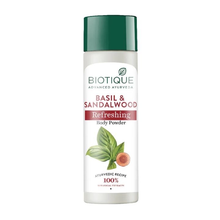 Biotique Basil & Sandalwood Refreshing Body Powder 150g