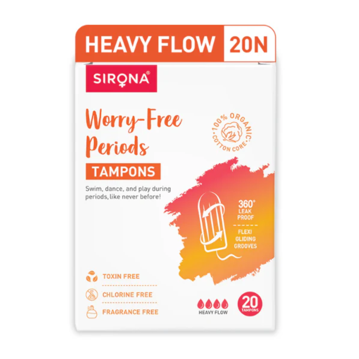 Sirona Premium Digital Tampon (Heavy Flow) – 20 pieces