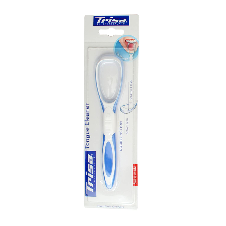 Trisa Tongue Cleaner Double Action (Assorted Color)
