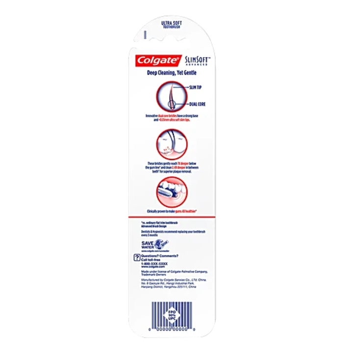 Colgate Ultra Soft Toothbrush - Slim Soft Advanced, 1 pc