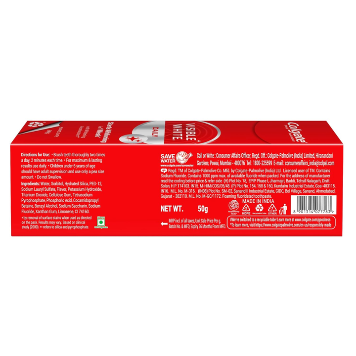 Colgate Visible White Toothpaste – 50 g