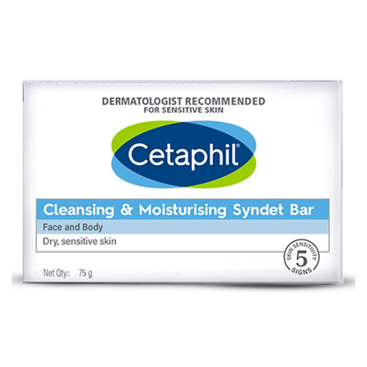 Cetaphil Cleansing and Moisturising Syndet Bar - 75gm