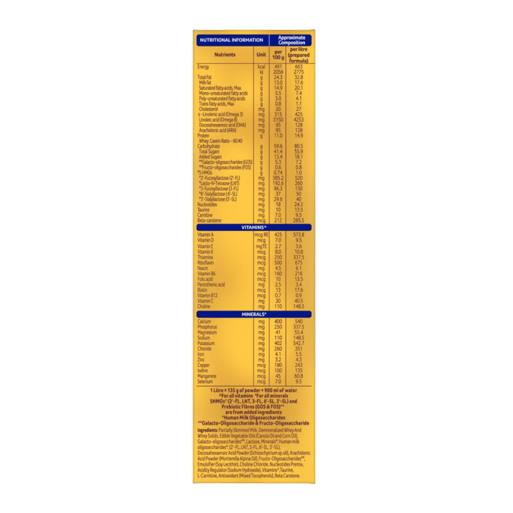 Aptamil Gold Stage 1 Infant Formula - 400g