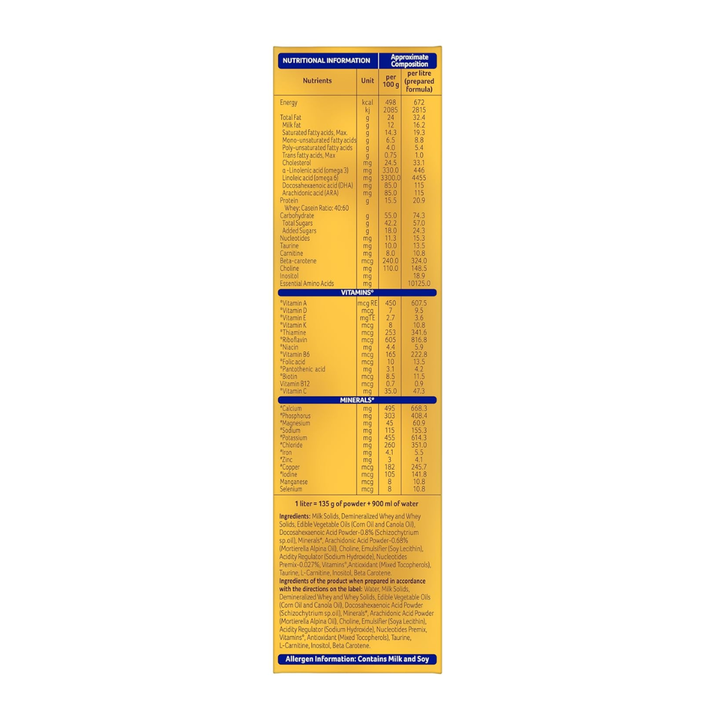 Aptamil Gold Stage 2 Follow Up Infant Formula  400gm
