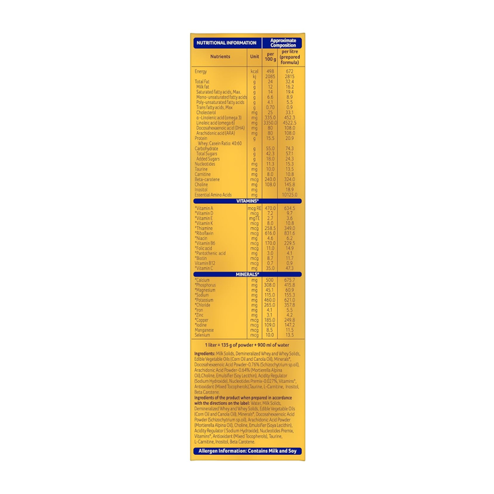 Aptamil Gold Stage 3 Infant Formula - 400g
