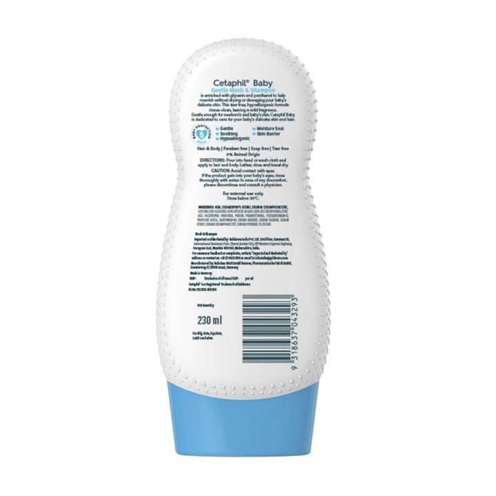 Cetaphil Baby Shampoo and Wash - 230ml