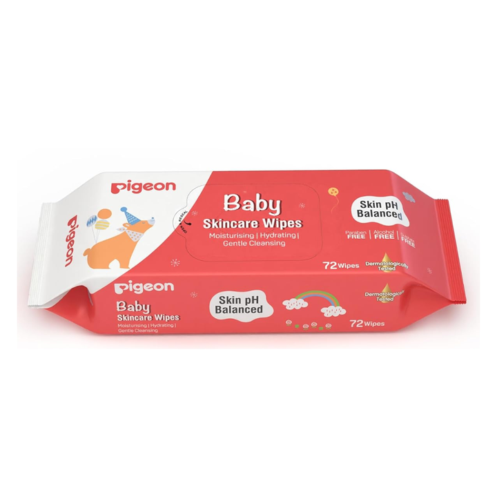 Pigeon Baby Skincare Wipes - 72 Sheets