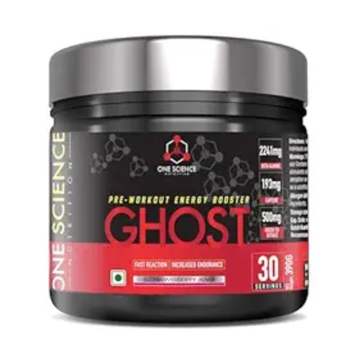 One Science Nutrition Ghost Pre-Workout Strawberry Kiwi - 30 Servings