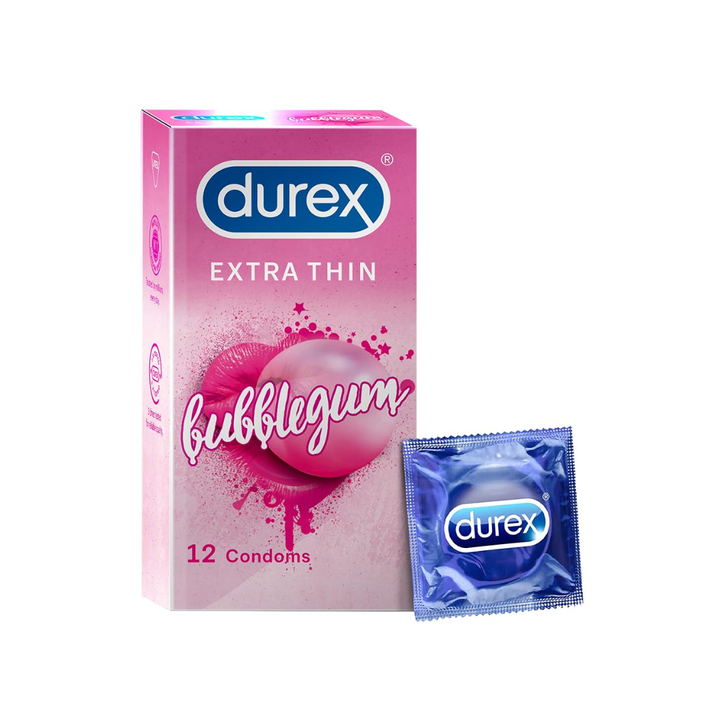 Durex Extra Thin Intense Bubblegum - 10 Condoms