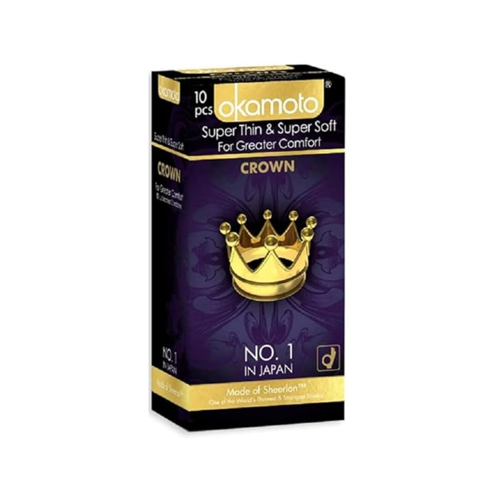 Okamoto Crown Super Thin & Super Soft - 10 Condoms
