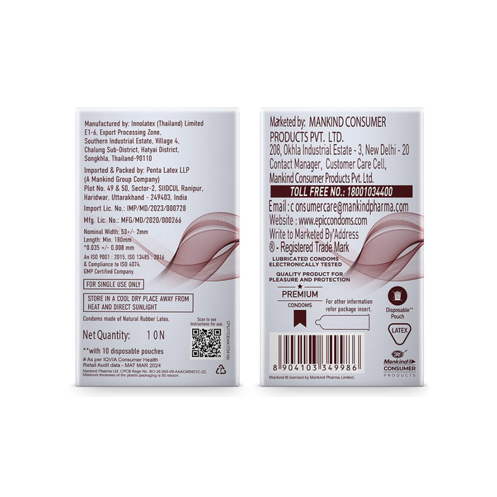 Manforce Epic Thinx Overloaded - 10 Condoms