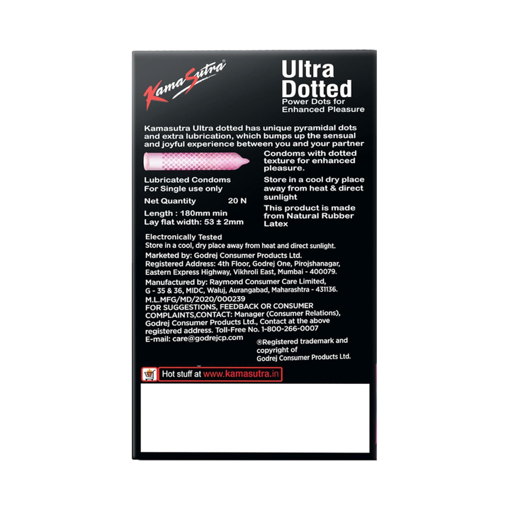 KamaSutra Ultra Dotted Power - 20 Condoms